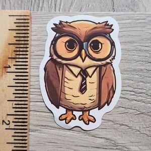 10/$10 Owl Sticker Bird Hoot Owlet Colorful Cartoon